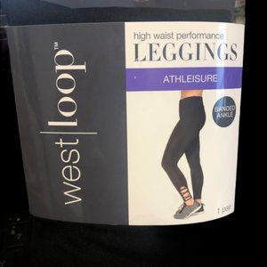 West Loop High-Wasted Leggings-Black-S/M, 4-8